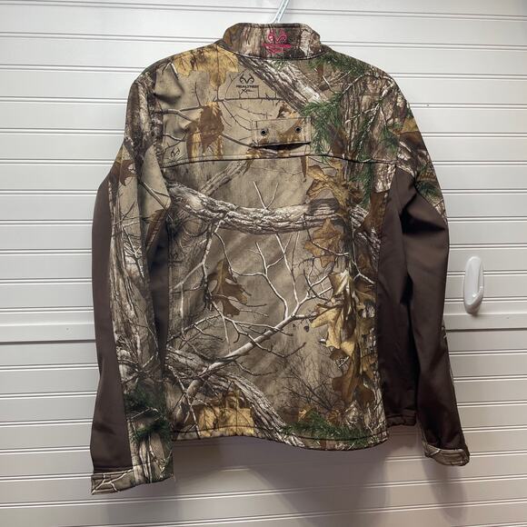 Realtree Xtra Brown Camo Zip Up Jacket w/Side Panels Size XL - Picture 2 of 14